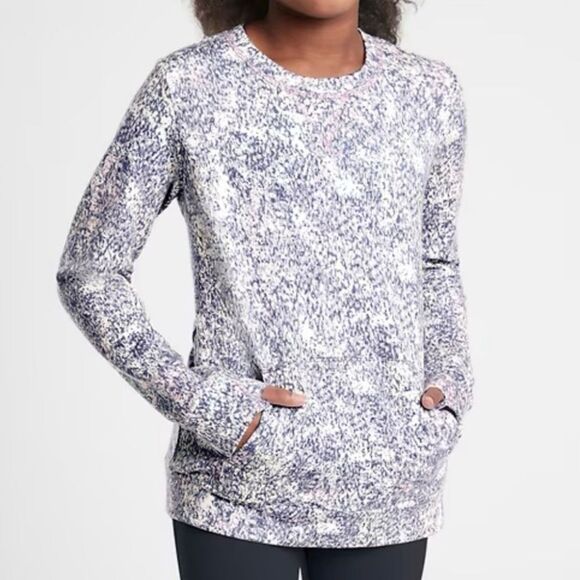 Athleta Girl Energy Crewneck Top size XXL 16 - Picture 1 of 10